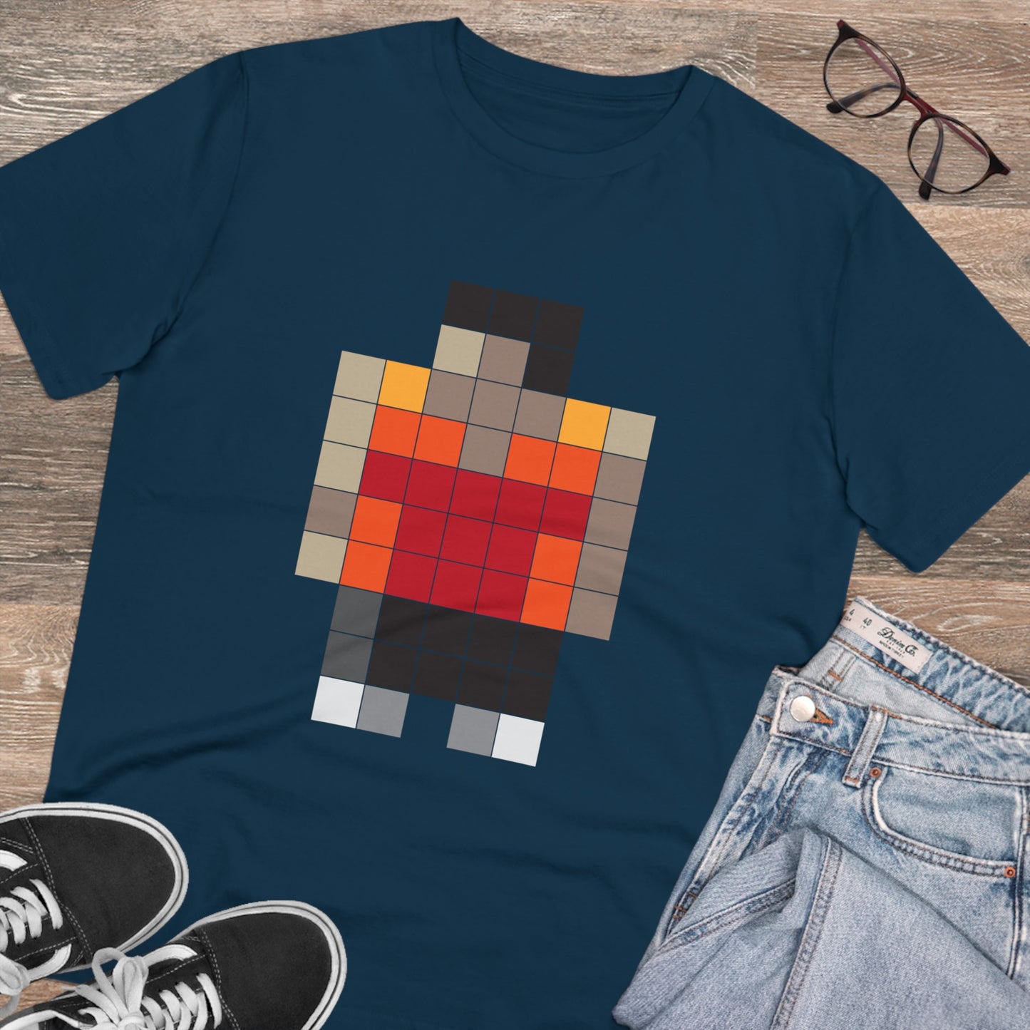 T-shirt - Neo Colored Pixels - Organic - Unisex