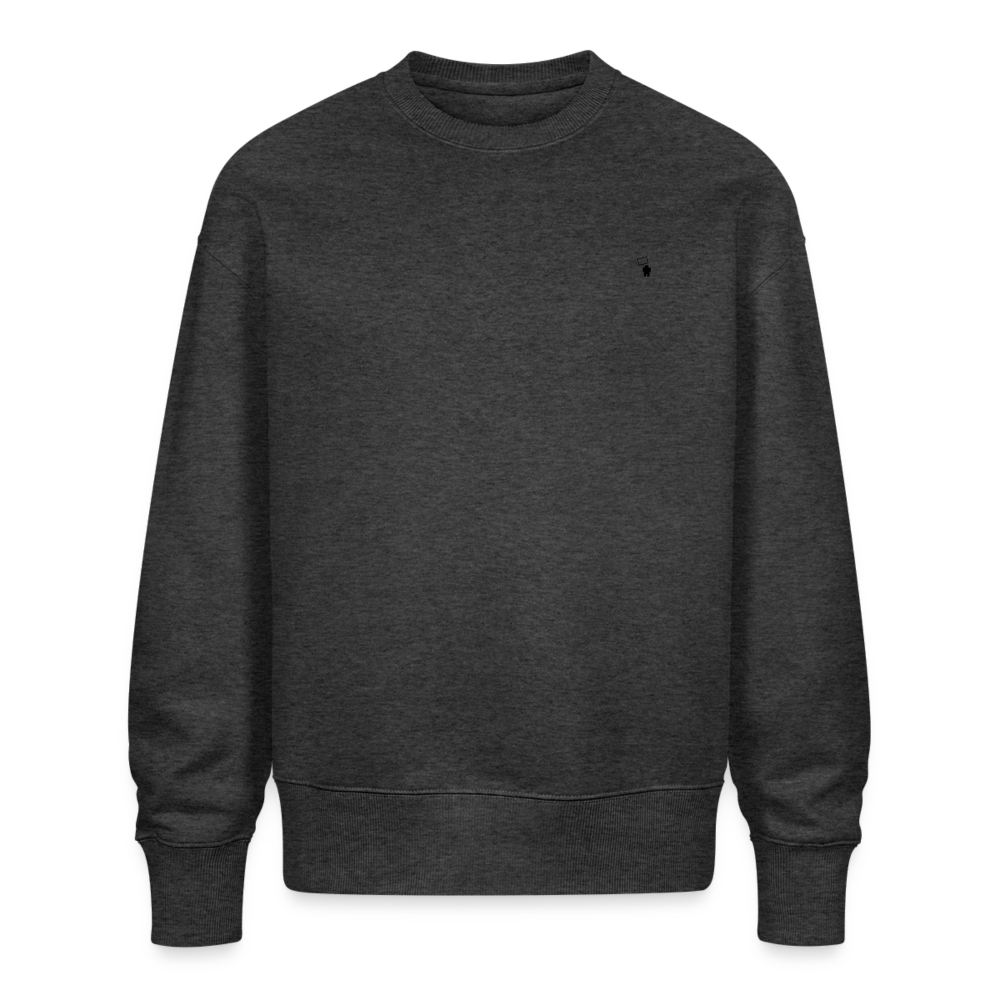 Sweatshirt - Neo Pixels - Organic - Stanley/Stella RADDER - dark heather grey