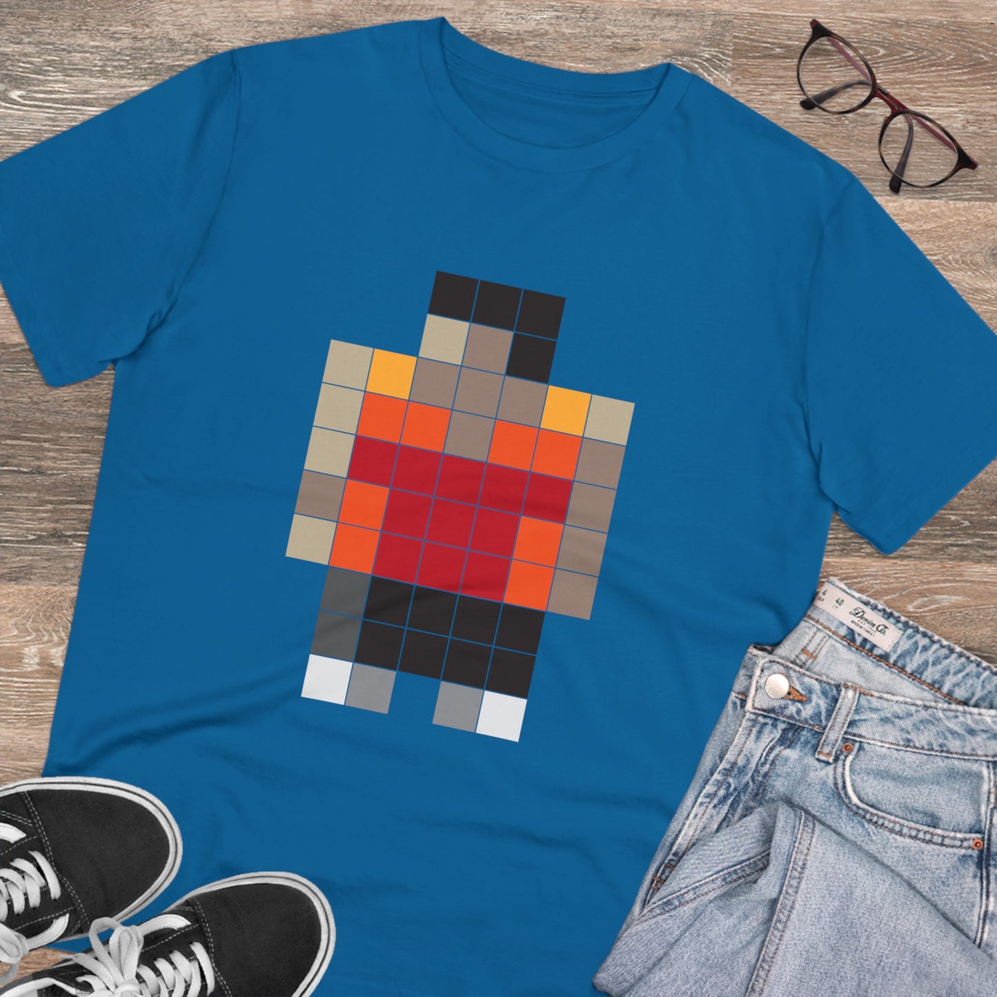 T-shirt - Neo Colored Pixels - Organic - Unisex