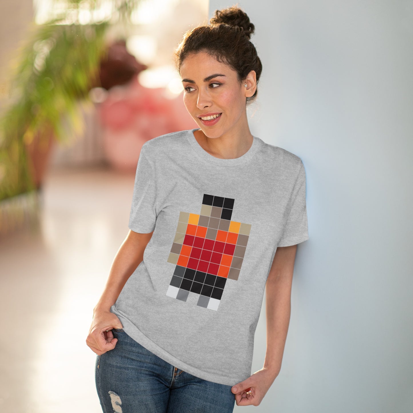 T-shirt - Neo Colored Pixels - Organic - Unisex