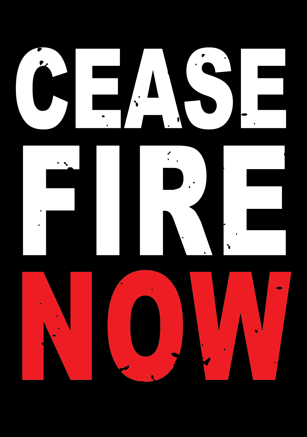 Digital Sign - Cease Fire Now