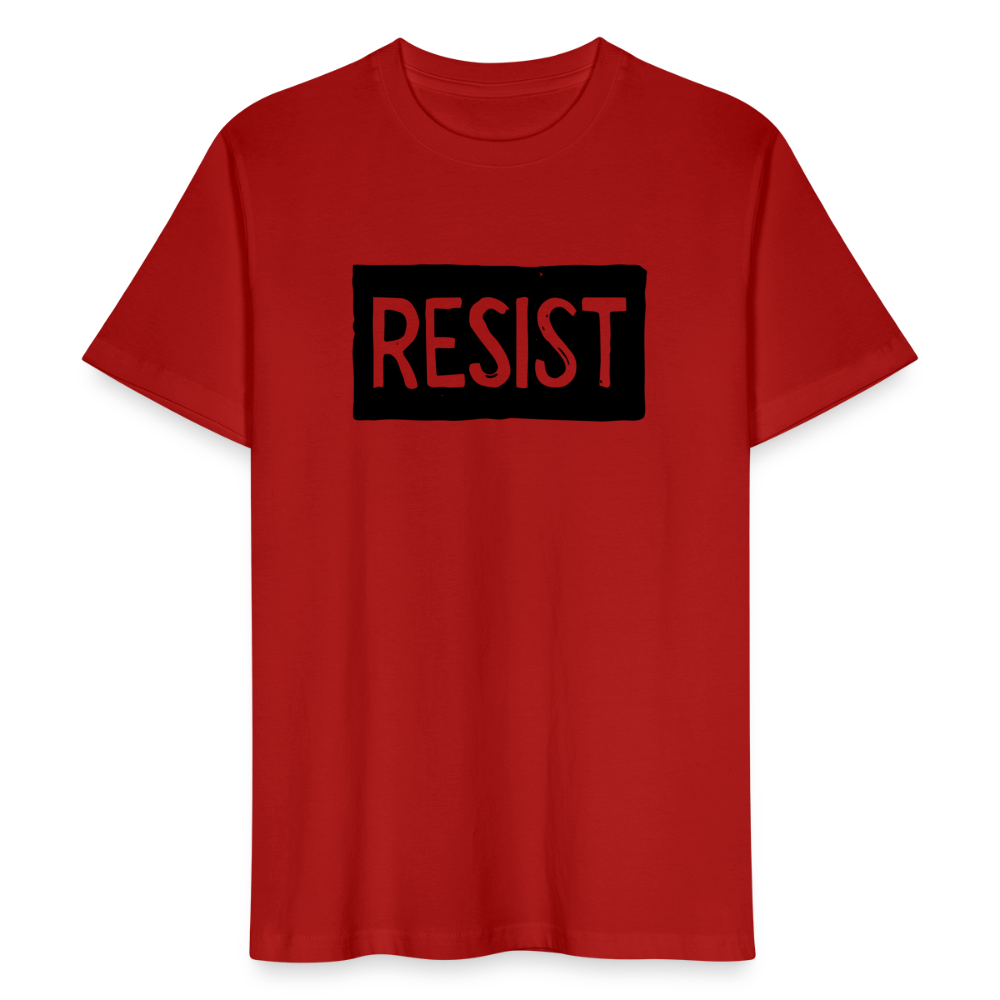 Men's Organic T-Shirt - dark red